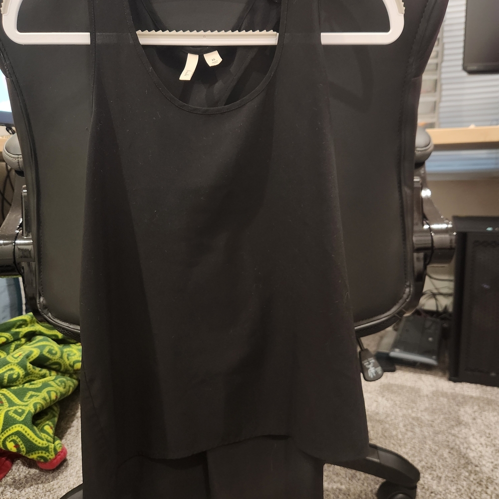 Frenchi Black Sleeveless Tank Top